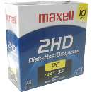 Disquete maxell 1.44 mb - R$ 0,54