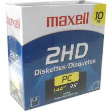 Disquetes formatados maxell 3 1/2 polegada 1.44 mb