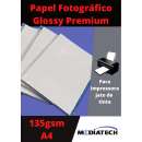 Papel fotográfico a4 glossy 130g - R$ 0,25