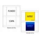 Capa cd e fundo cdbox papel fosco - R$ 0,38