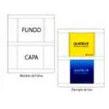 Capa cd e fundo de cd-box p/ impressão jato de tinta