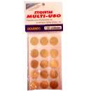 Etiq. multiuso 13mm dourada - R$ 1,53