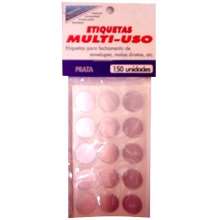 Etiqueta multiuso 13mm prata