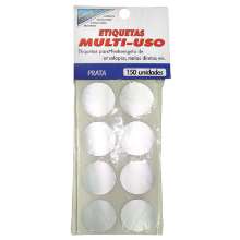 Etiqueta multiuso 21mm prata