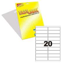 Etiquetas auto-adesivas - 10 fls com 200 etiquetas