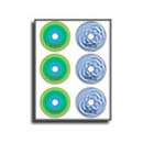 Etiqueta fosca mini-cd (80mm) - R$ 0,25