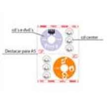 Etiqueta fosca fast label para 2 cds