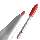Caneta pilot vermelha p/ cd/dvd - R$ 2,70