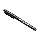 Caneta maxprint preta p/ escrever no cd - ponta fina - 1 mm  - R$ 1,85