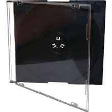 CD Box Super Slim Acrílico Preto
