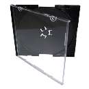 Cx. acrílica mini cd/dvd cdcard - R$ 0,44