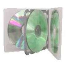 Cdbox plástico tray quadruplo
