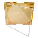 Cd box laranja para mini cd  - R$ 0,55
