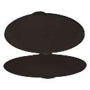 Cd case bolachinha preta - R$ 0,43