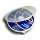 Mini cd case transparente 8cm - R$ 0,47