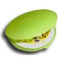 Mini cd case amarelo p/ minicd - R$ 0,48