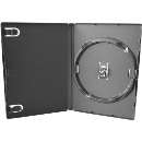 Dvd box amaray preto simples - R$ 0,81