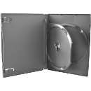 Dvd box amaray duplo preto - R$ 1,39