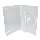 Dvd box amaray duplo transparente com aba - R$ 1,20