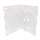 Dvd box nacional triplo transparente 1a linha com aba - R$ 1,05