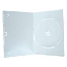Dvd box amaray slim transparente com aba