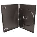 DVD Box Triplo Preto 1a linha - R$ 0,99