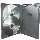 Dvd box quadruplo 1a linha com aba preto - R$ 1,89
