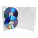 Dvd box quadruplo transparente top - R$ 1,92
