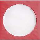 Envelope papel liso vermelho p/ cd - R$ 0,06