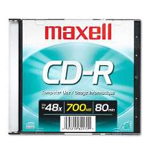 Cd-r maxell 700mb 80min 48x 