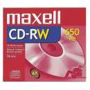 CD-RW MAXELL- 700 MB - 1X-4X - R$ 2,83