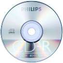 Cd-r 700mb 52x 80min philips - R$ 0,72