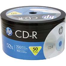 Cd-r 700mb 52x 80min hp