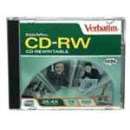 CD-RW VERBATIM 700 MB/80M 4x - R$ 3,65