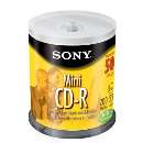 Mini CD-R SONY 200Mb - R$ 1,59