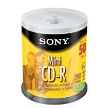 Mini cd-r sony 200mb 21min