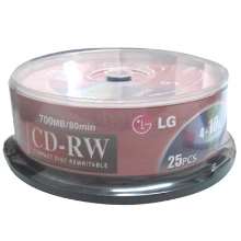 Cd-rw lg 700mb 80min 10x