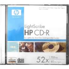 Cd-r lightscribe 700mb 52x versão 1.2 pack c/ 10 unidades hp
