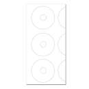 Etiqueta Fosca para Mini CD ou DVD - R$ 0,38