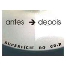 Adesivo transparente protetor de impressão p/ cds