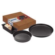Conjunto formas alumínio antiaderentes 35cm 03 peças brasil tramontina