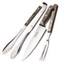Conj. churrasco inox polywood - R$ 52,80