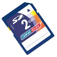 Cartão de memória sd 2gb dane-elec
