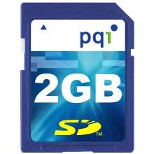 Cartão de memória sd 2gb pqi