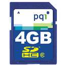 CARTÃO MEMORIA SDHC PQI 4GB - R$ 38,20