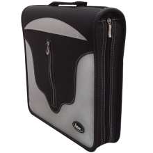 Porta cd c05.200 aztec p/200 mídias - formato maleta com alça