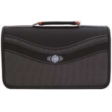 Porta cd c10.080 aztec p/80 mídias - formato maleta com alça