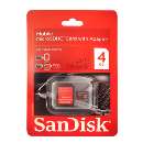 Micro sdhc 4gb c/ adapt. sd sandisk - R$ 15,35