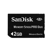 Memory stick 2gb pro duo sandisk