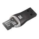 Cart. mem. 4 gb micro sdhc + adapt. - R$ 45,67